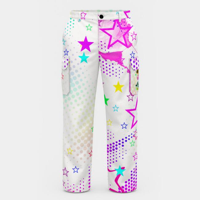 Preview: Cargohose mit Hazel - Hose, lang oder kurz, bunt, 100% Polyester, Grösse S-5XL, fester Stoff, Normale Passform, SOKA, Listenhund, AmStaff, Staff, Staffordshire, PitBull, Pit